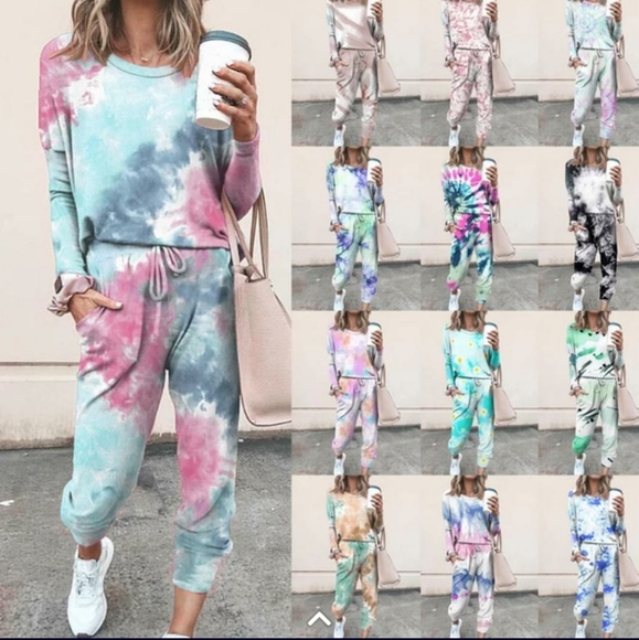 Pullover loose set.